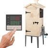 Ahumador de jardín de madera de 200 L – dragON Wood 100E con módulo de calentamiento eléctrico y controlador - 13 