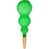 Bola de riego triple (tres cámaras), verde transparente con pie de cerámica, 600ml - 13 