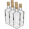 Botella Principal 500ml con tapa, 6 uds. ['botella decorativa', ' botella para vodka', ' botella para alcohol', ' botella para licor', ' botellas decorativas']