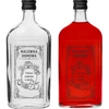 Botella tipo petaca de 500 ml con tapón de rosca, estampado «Nalewka domowa», 1 ud. - 9 