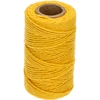 Cordón de algodón amarillo 2 mm/55 m/100 g ['cordón de algodón', ' cordón de algodón', ' cordón para plantas delicadas', ' cordón natural', ' ecocordón', ' cordón para macramé', ' cordón para atar', ' cordón para manualidades', ' cordón para tensar', ' cordón amarillo', ' cordón amarillo']