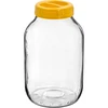 Frasco twist-off 4 L y tapa de plástico fi 100 con asa ['tarro', ' tarro de vidrio', ' frasco de vidrio', ' frasco con tapa', ' frasco para encurtir pepinos', ' frasco para pepinos', ' frasco para licores', ' tarro para licores', ' frasco con asa', ' tapa con asa', ' tarro práctico', ' tarro con asa', ' bonito frasco', ' qué frasco comprar']