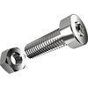 Juego de tornillos y tuercas para módulos de destilación ['destiladores modulares', ' tornillos para montar destilador', ' accesorios para destilador', ' elementos de fijación del aparato de destilación']