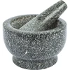Mortero de cocina de granito - 13cm ['mortero de granito', ' mortero con mano', ' mortero de piedra', ' mortero de piedra', ' mortero de cocina', ' mortero para hierbas']