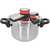 Olla a presión de acero inoxidable, 6 L ['olla a presión de 6 L', ' olla a presión', ' cocinar en olla a presión', ' olla de acero inoxidable', ' apta para todo tipo de cocinas', ' platos de olla a presión', ' comidas saludables', ' para regalo', ' cocina moderna', ' imprescindible en la cocina', ' cocina profesional', ' cocina rápida y saludable', ' ventajas de la olla a presión', ' olla de 6 litros']