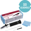 Refractómetro para alcohol ['para medir el contenido de alcohol', ' para verificar la concentración de alcohol en las mezclas', ' refractómetro', ' elaboración de bebidas', ' medición de alcohol en líquidos', ' dispositivos de medición de alcohol', ' medición simple de la concentración de alcohol', ' medición de alcohol en líquidos sin otros aditivos', ' porcentajes de alcohol', ' contenido porcentual de alcohol']