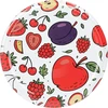 Tapa con estampado - motivo Frutas, fi 82/6, 10 uds. - 13 