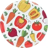 Tapa con estampado - motivo Verduras, Ø 82/6 (6 garras), 10 uds. - 13 