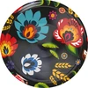 Tapa fi66 Folk negro - 10 uds. ['Tapas para frascos', ' tapa para frasco', ' tapas fi 66', ' tapas 4 ganchos', ' tapas para pasteurización', ' tapas folclóricas', ' tapas negras', ' tapas para frascos', ' para conservas']