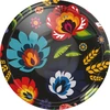 Tapa fi82/6 Folk negro - 10 uds. ['Tapas para frascos', ' tapa para frasco', ' tapas fi 82', ' tapas 4 ganchos', ' tapas para pasteurización', ' tapas folclóricas', ' tapas negras', ' tapas para frascos', ' para conservas']