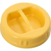 Tapa TO Ø 100 mm amarilla, de plástico, con asa, para tarros de vidrio - 9 