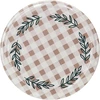 Tapa Twist-Off fi82/6, cuadros beige, 10 uds. - 12 