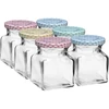Tarro cuadrado 120ml fi53/4 tapa - 6uds. ['tarros', ' tarros pequeños', ' tarrito', ' tarro de vidrio', ' tarros de vidrio', ' tarro con tapa', ' tarros para conservas', ' tarro para conservas', ' tarros para envasar', ' tarros para especias', ' tarro para mermelada', ' tarro para confituras', ' tarro para miel', ' tarrito para miel']