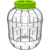 Tarro irrompible y multifuncional, 5L ['tarros para conservas', ' tarro', ' tarro para pepinillos', ' para licores', ' tarro de 5 l', ' tarro certificado', ' tarro irrompible', ' tarro universal', ' tarro multifuncional', ' tarro para conservas', ' tarro de plástico', ' tarro PET']