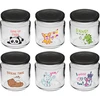 Tarro para niños TO 212ml con impresión y tapa. 6 unidades. - 6 
