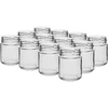 Tarro TO 212ml fi66 - 12uds. ['tarro de vidrio 200 ml', ' tarro 212 ml', ' tarros de vidrio', ' tarros pequeños', ' tarros con tapas', ' tarros de vidrio', ' tarros para conservas', ' tarros para mermelada', ' tapa de tarro frutas', ' tarro para especias', ' tarro para confituras']