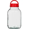 Tarro TO 4L con tapa de plástico fi100 ['tarro', ' tarro de vidrio', ' frasco de vidrio', ' tarro con tapa', ' tarro para encurtir pepinos', ' tarro para pepinos', ' tarro para licores', ' frasco para licores', ' tarro con pinzas', ' pinzas para pepinos', ' pinzas de cocina']