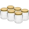 Tarro TO 580ml gordito con tapa dorada fi82/6 -6uds ['tarros', ' tarro', ' juego de tarros', ' contenedores', ' contenedores de vidrio', ' tarros de almacenamiento', ' tarros de cocina', ' tarros de vidrio', ' tarros con tapa de metal', ' tarros para almacenar alimentos', ' tarros para conservas', ' tarros para hierbas', ' tarros para café', ' tarros para té', ' tarros para lavavajillas', ' tarro de vidrio', ' tarro con tapa', ' juego de tarros', ' tarros para mermeladas', ' gordito', ' tarro gordito']
