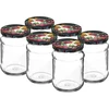 Tarro TO cuarto 250ml con tapa fi66 - 6uds. ['tarros con tapas', ' tarros twist-off', ' para mermeladas', ' para mermeladas', ' para compotas', ' para conservas', ' para ensaladas', ' tapas decorativas']