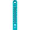 Termómetro universal (-30/50C) 17cm azul ['termómetro', ' termómetro universal', ' termómetro de plástico', ' termómetro con escala legible', ' termómetro con doble escala en °C y °F', ' termómetro para habitaciones con alta humedad', ' termómetro exterior hasta -30°C', ' termómetro resistente a la humedad', ' termómetro en color azul', ' termómetro sólido']