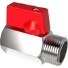 Válvula de bola para decantadores - 1/2" - 1 ud. ['accesorios para destilador', ' elemento del aparato de destilación', ' para decantadores', ' válvula con mango', ' elemento del decantador', ' destilador modular']
