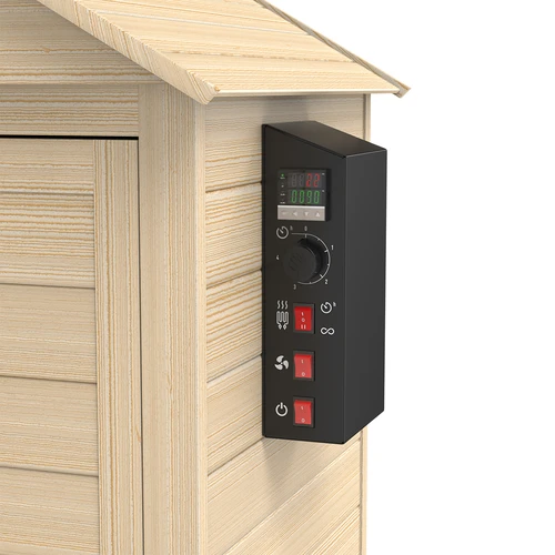 Ahumador 115 L dragON Wood 60E de madera, con módulo calefactor eléctrico y controlador - 7