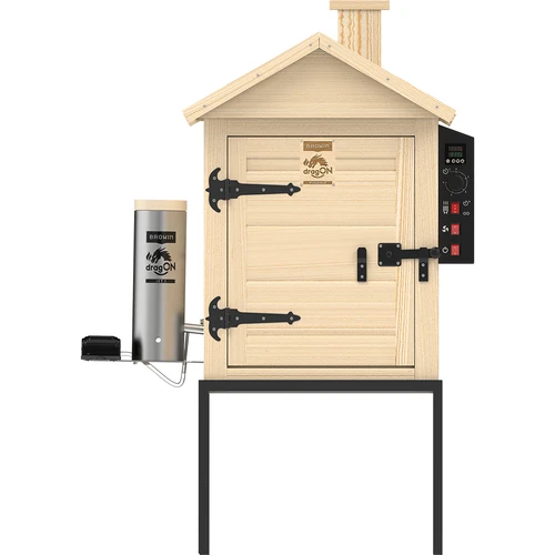 Ahumador 115 L dragON Wood 60E de madera, con módulo calefactor eléctrico y controlador - 3