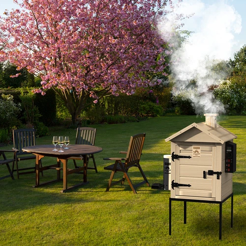 Ahumador 115 L dragON Wood 60E de madera, con módulo calefactor eléctrico y controlador - 18
