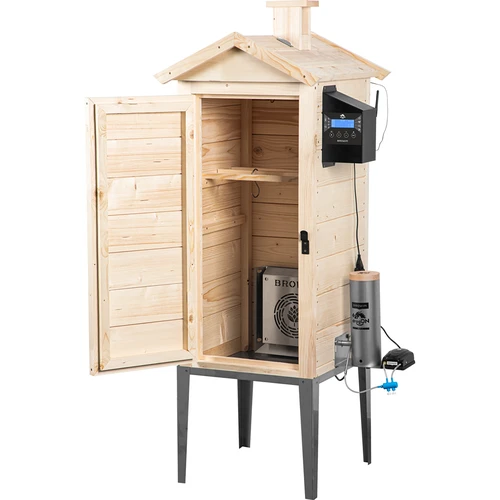 Ahumador con Wi‑Fi, 200 L - dragON WOOD 100IQ con módulo calefactor eléctrico y controlador - 2