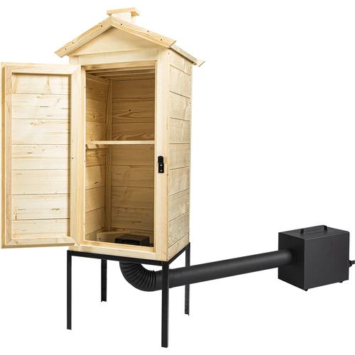 Ahumador de madera de 100 cm con caja de fuego - 3