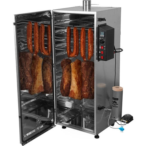 Ahumador dragON de acero 220 L – con controlador digital - 4