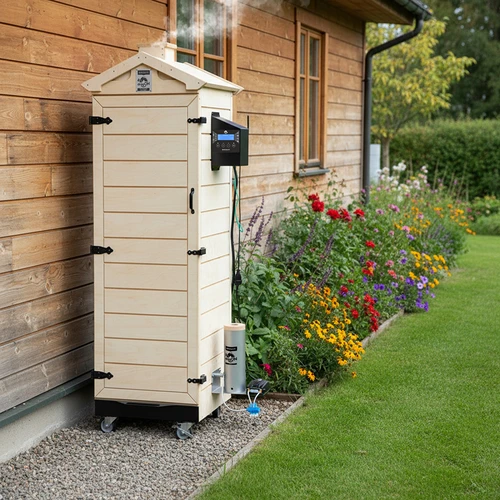 Ahumador dragON PLYWOOD NATURE – sin bastidor, modular, con controlador Wi‑Fi, 320 L - 15