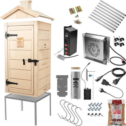 Ahumador eléctrico dragON PLYWOOD 100E con módulo calefactor y controlador - 2