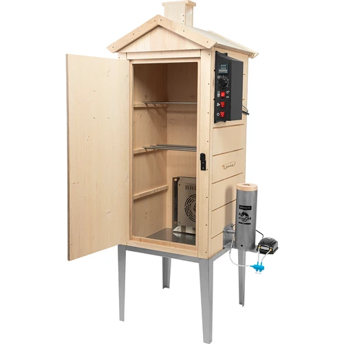 Ahumador eléctrico dragON PLYWOOD NATURE 100E con módulo calefactor y controlador - 3