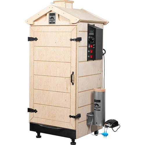 Ahumador sin marco dragON PLYWOOD NATURE con controlador digital, 200L - 2