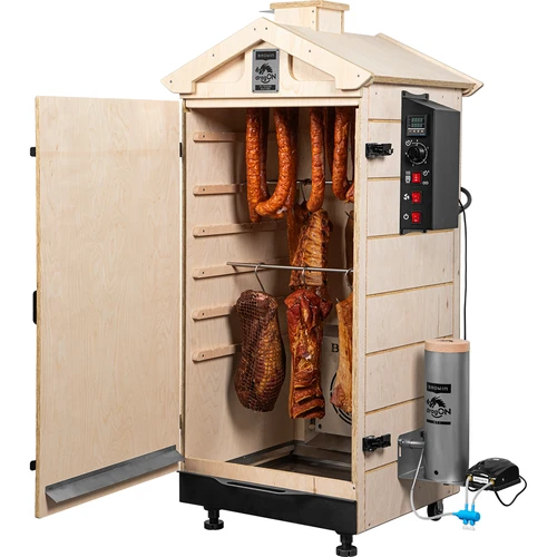 Ahumador sin marco dragON PLYWOOD NATURE con controlador digital, 200L - 4