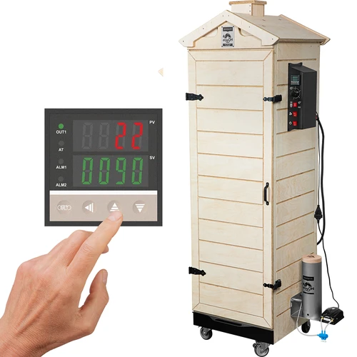 Ahumador dragON PLYWOOD NATURE sin bastidor, modular, con controlador digital, 320 L