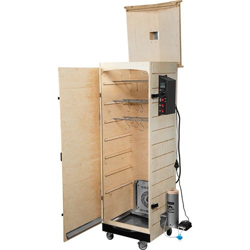 Ahumador dragON PLYWOOD NATURE sin bastidor, modular, con controlador digital, 320 L - 3