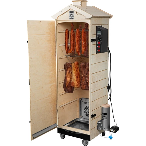 Ahumador dragON PLYWOOD NATURE sin bastidor, modular, con controlador digital, 320 L - 4