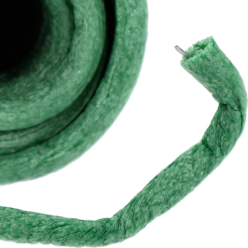 Alambre de jardín recubierto con esponja, verde, 10 m, fi 10mm - 3
