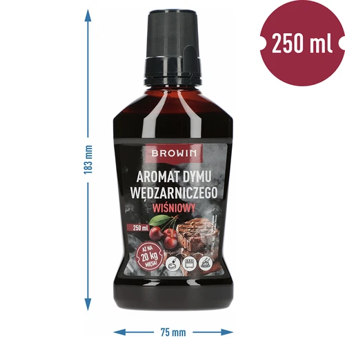 Aroma de humo líquido para ahumar – madera de cerezo, 250 ml - 4