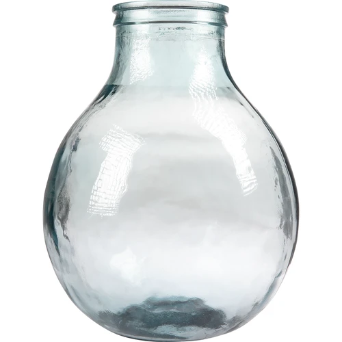Balón para vino 15L con cuello ancho en cesta de plástico. - 2
