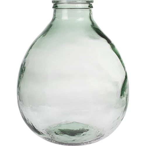 Balón para vino 34L con cuello ancho en cesta de plástico. - 2