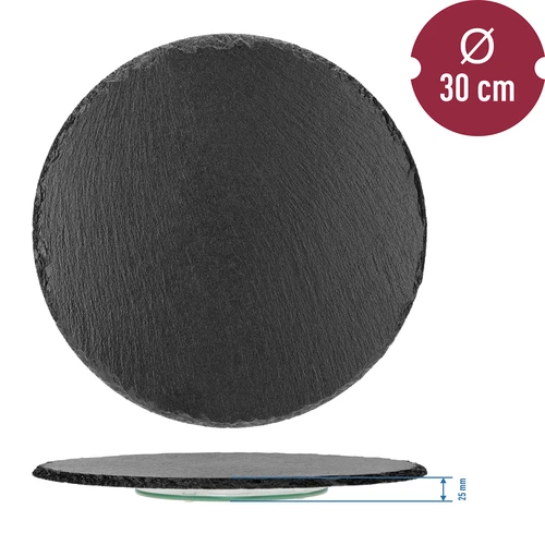 Bandeja giratoria de pizarra fi30cm - 9