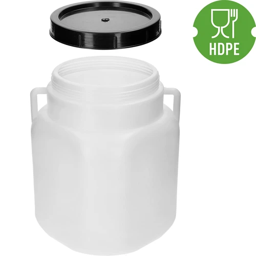 Barril Cuadrado - blanco, asas, 20 L - 4