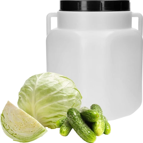 Barril Cuadrado - blanco, asas, 20 L - 3