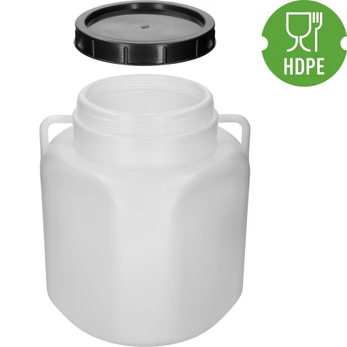 Barril Cuadrado - blanco, asas, 40 L - 4