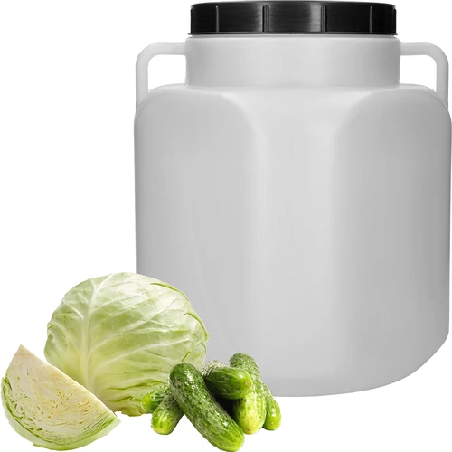 Barril Cuadrado - blanco, asas, 40 L - 3