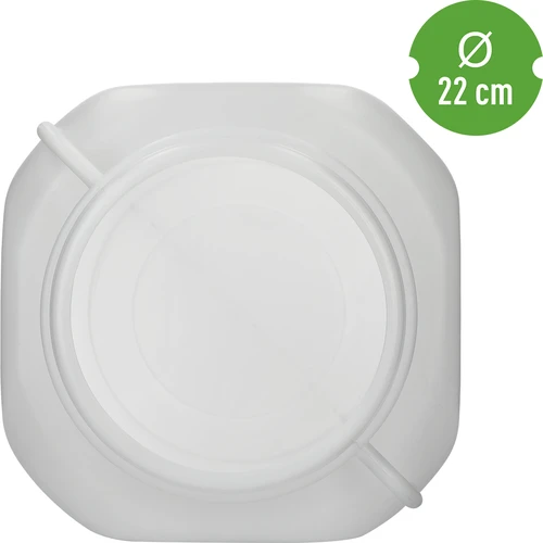 Barril Cuadrado - blanco, asas, 40 L - 5