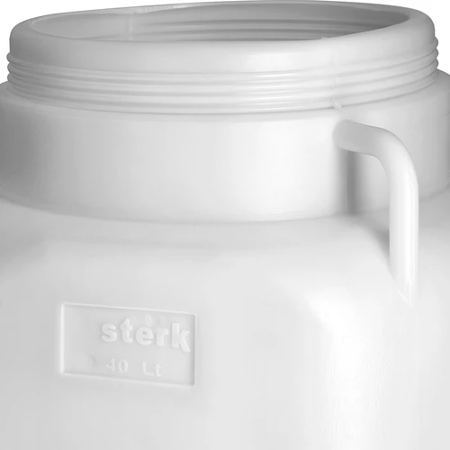 Barril Cuadrado - blanco, asas, 40 L - 8